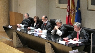 En el acto estuvieron presentes numerosos miembros de la Sala de Gobierno del TSJM